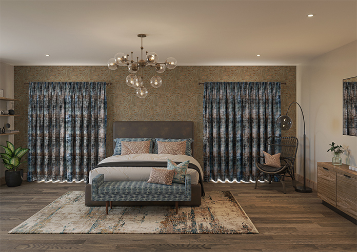 Nebula, Petrol - Made to Measure Curtains - Image 15